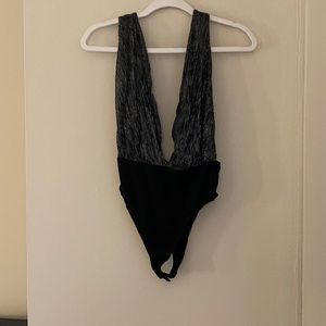 By The Way Deep V Body suit